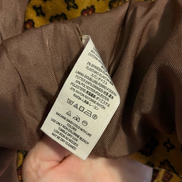 FREE PEOPLE Printed Corduroy Blazer - Picture 3 of 4